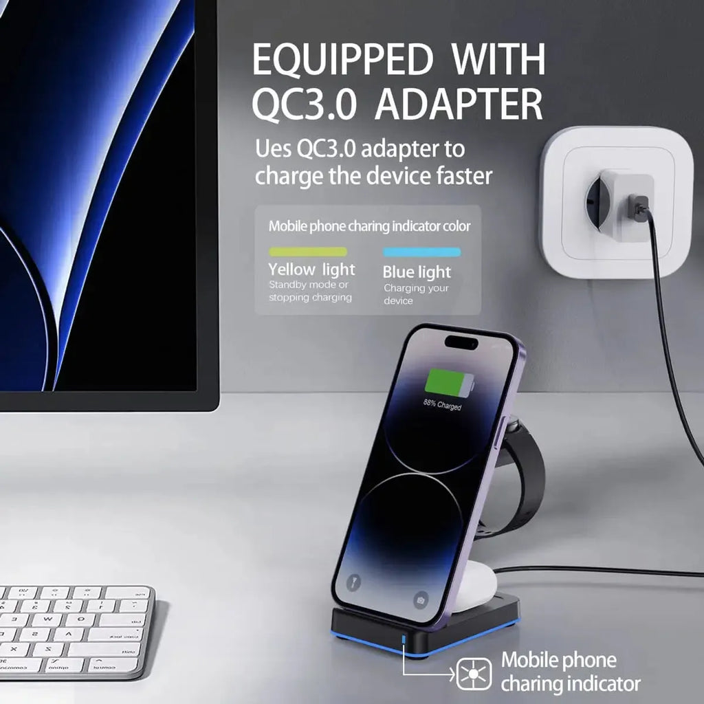 3-IN-1 WIRELESS CHARGER