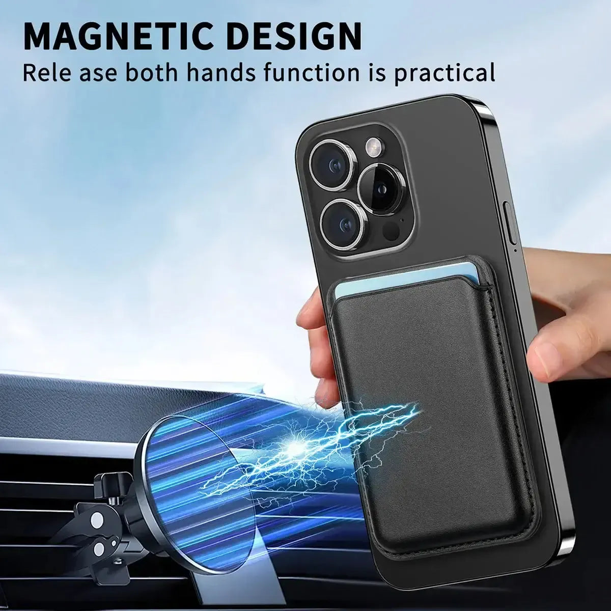MAGNETIC CARD HOLDER